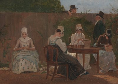 Die Familie Chalon in London von Jacques Laurent Agasse